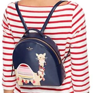 Kate Spade Backpack Spice Things Up Camel Sammi Navy Backpack